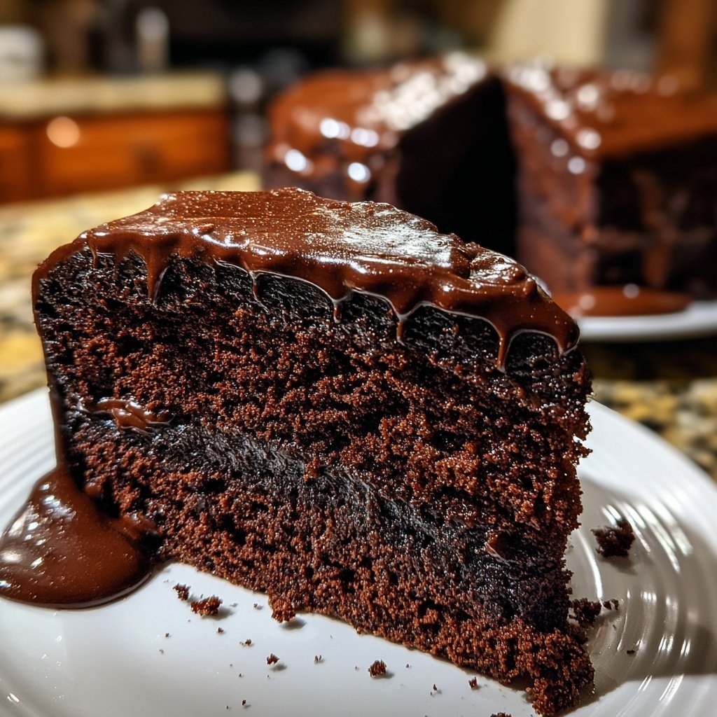 Moist Chocolate Cake With Cocoa Powder
