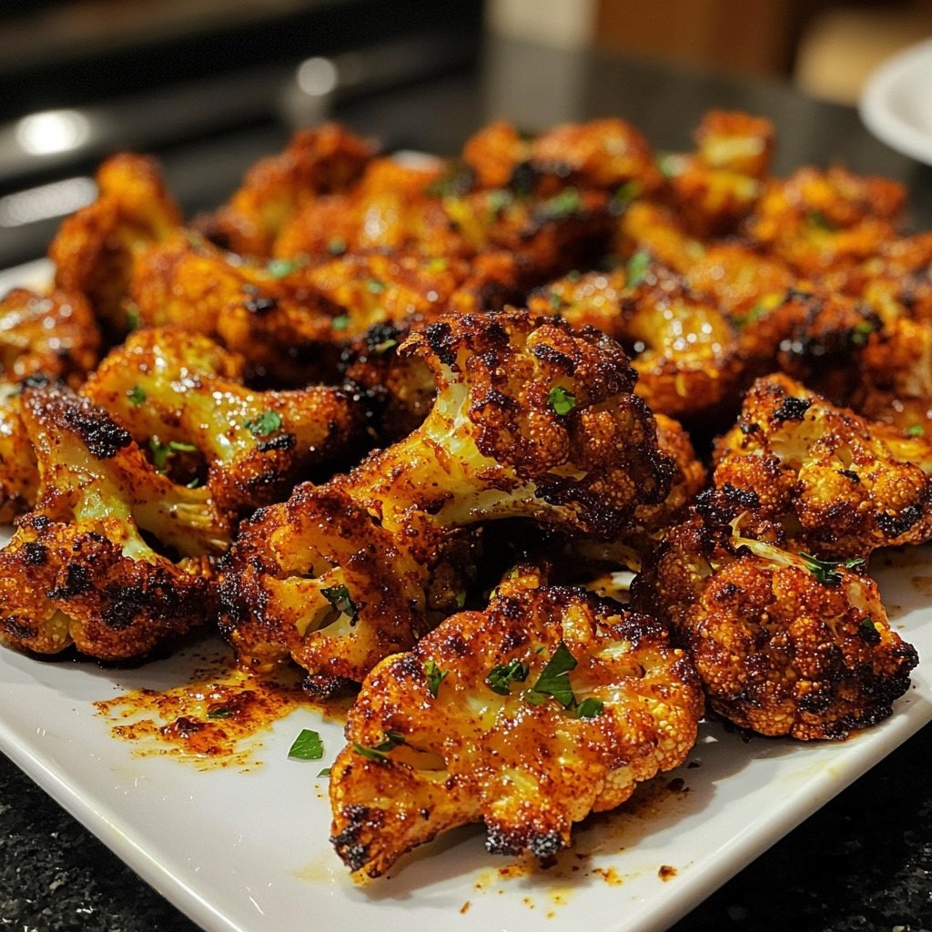 Jamaican Jerk Roasted Cauliflower