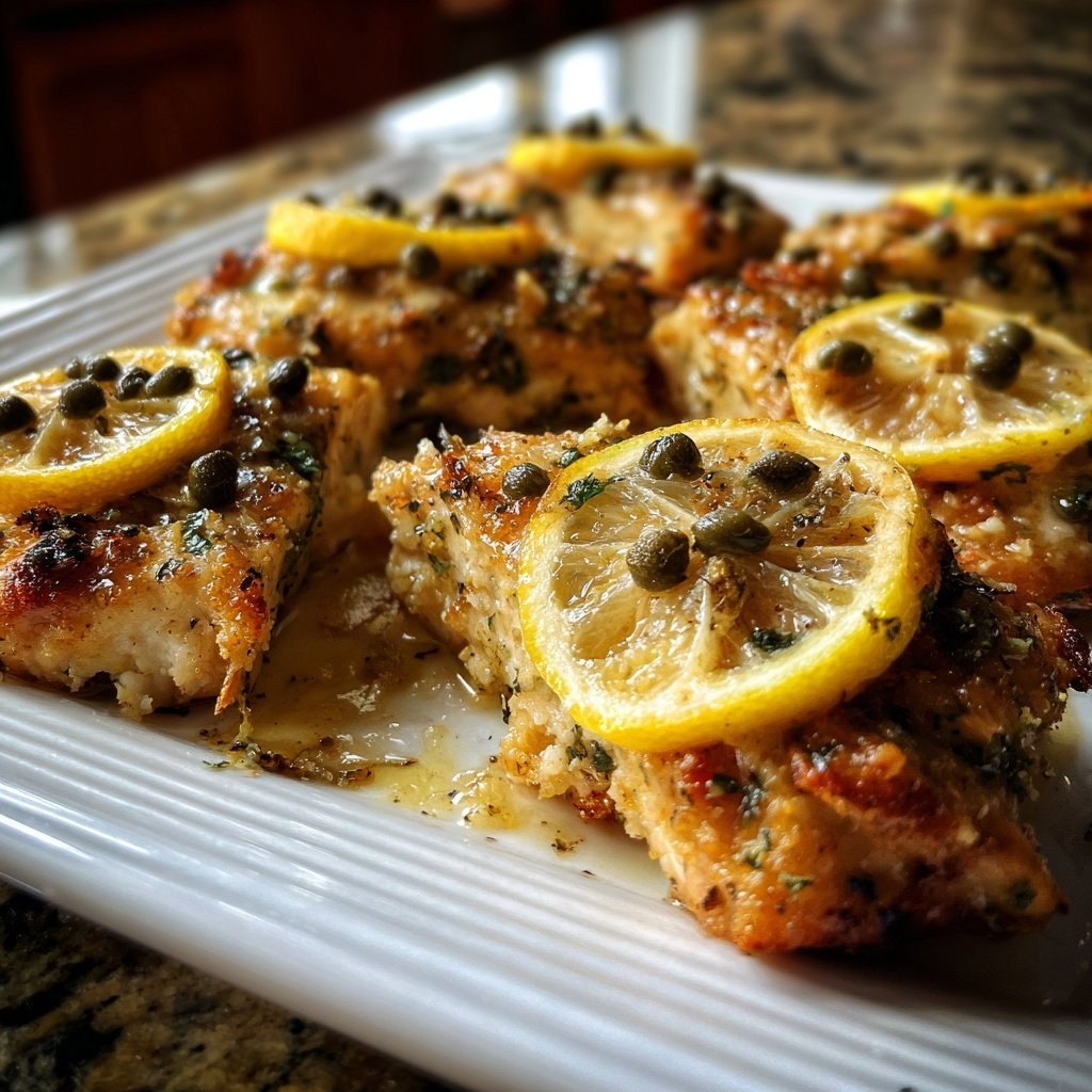 Chicken with Lemon Caper Butter