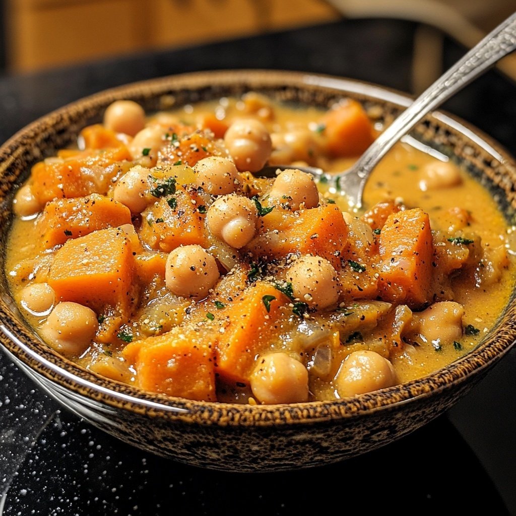 Jamaican Sweet Potato and Chickpea Stew
