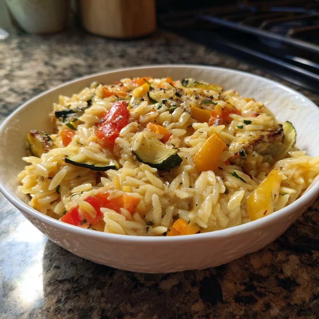 Sunday Roasted Vegetable Orzo