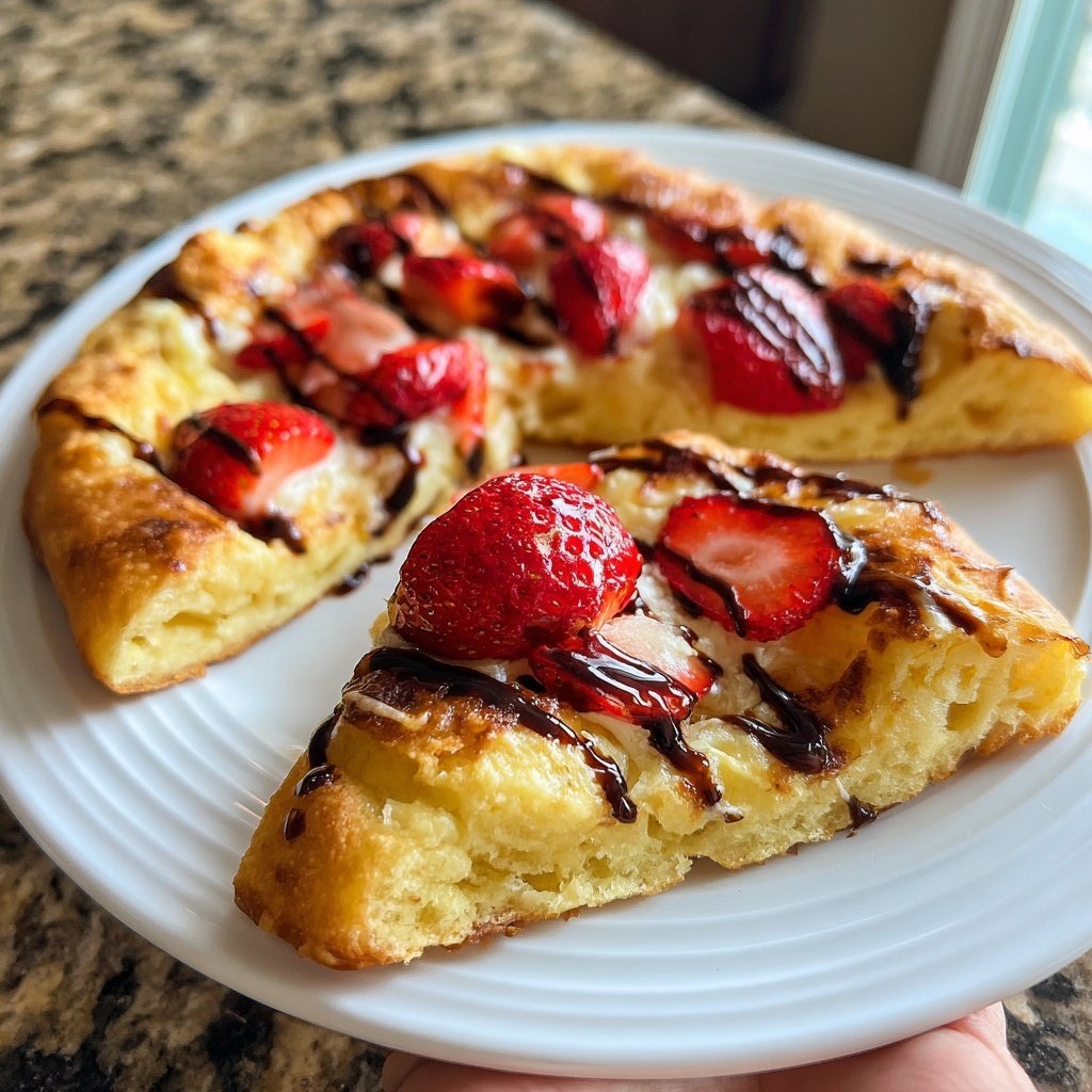 Flatbread with Strawberries and Balsamic