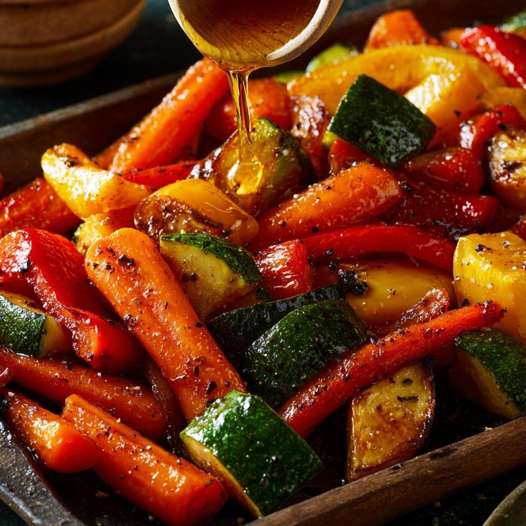 Honey Roasted Veggie Tray