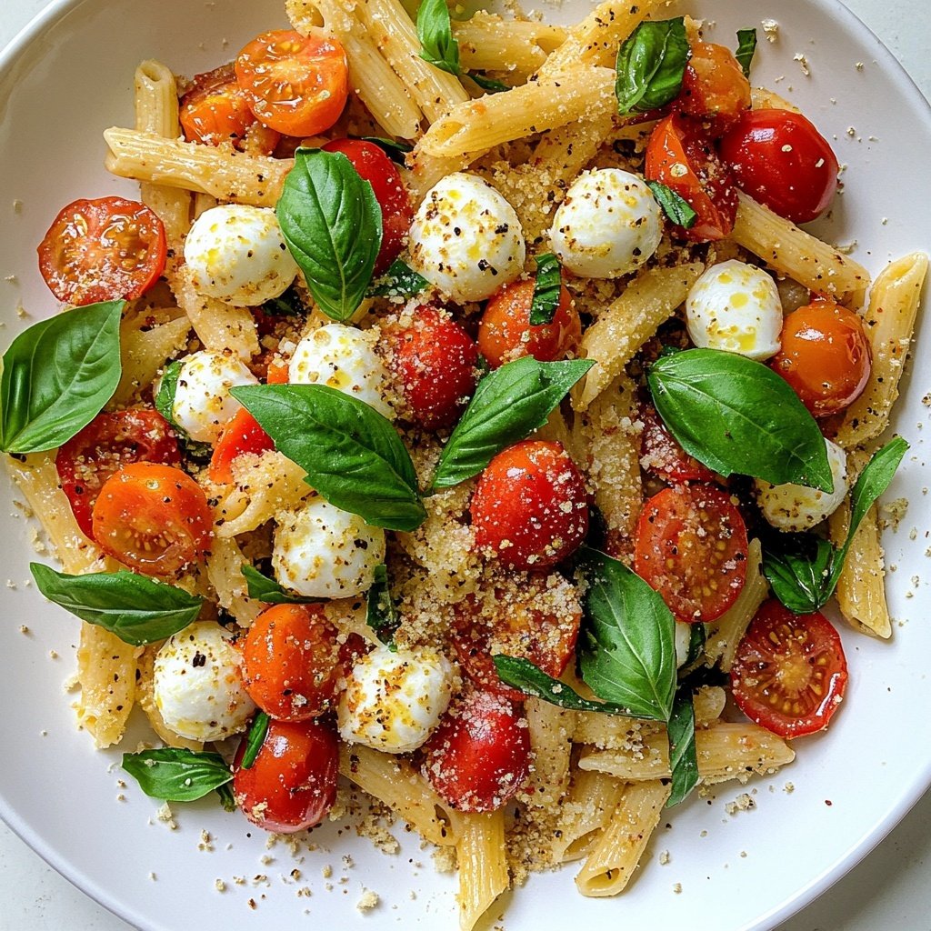 Kid-Friendly Caprese Pasta Salad Lunch