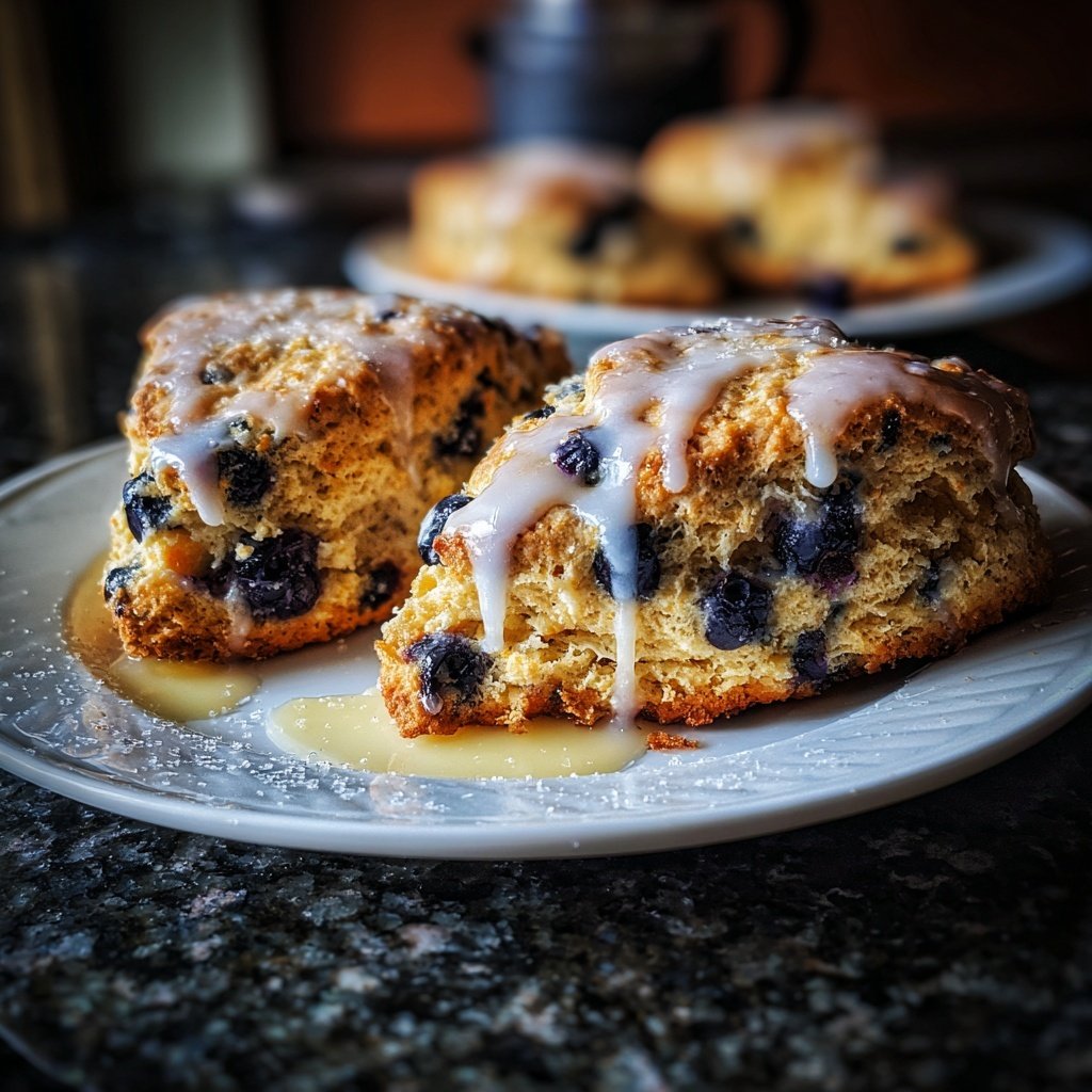 Blueberry Lemon Breakfast Scones