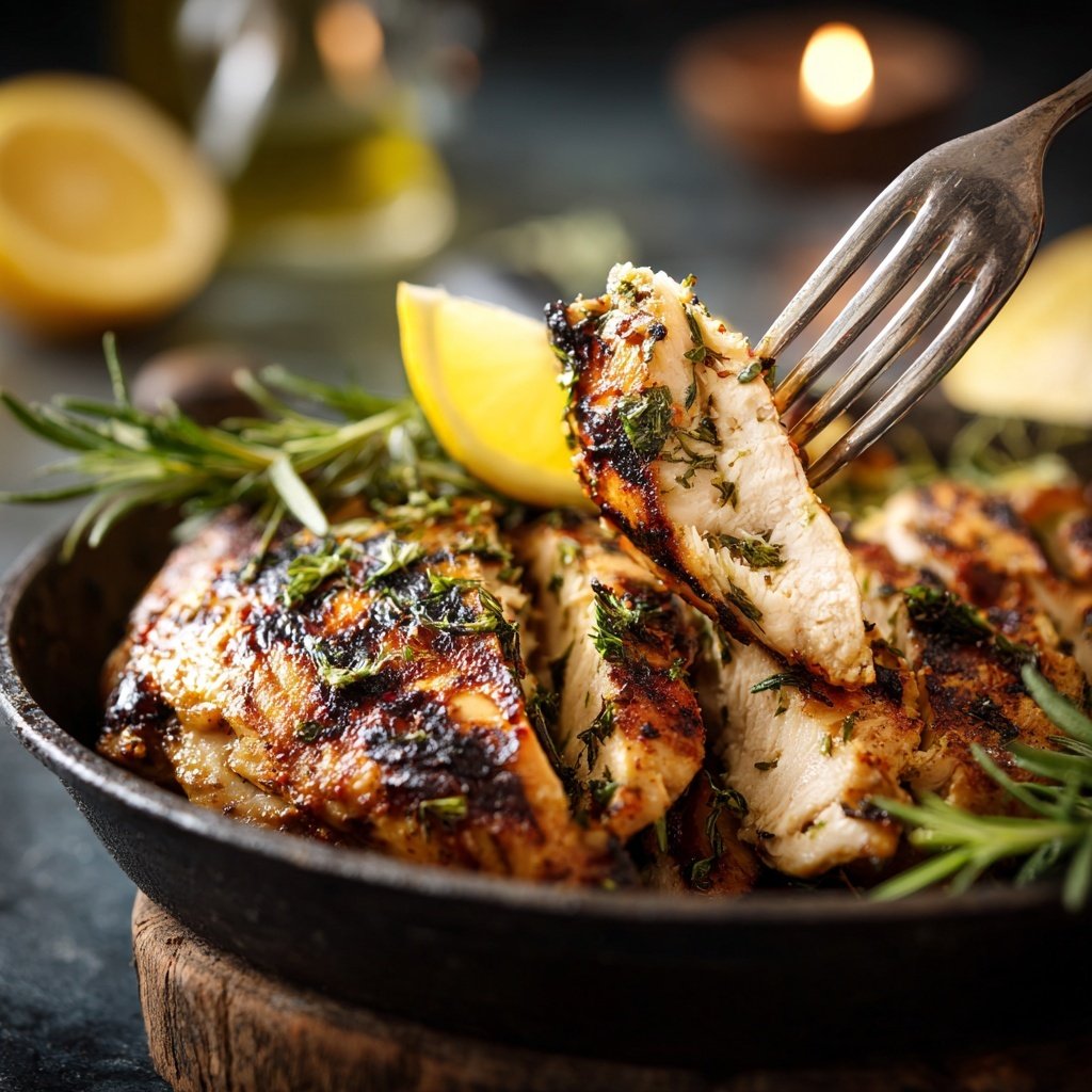 Grilled Lemon Herb Chicken Bowl