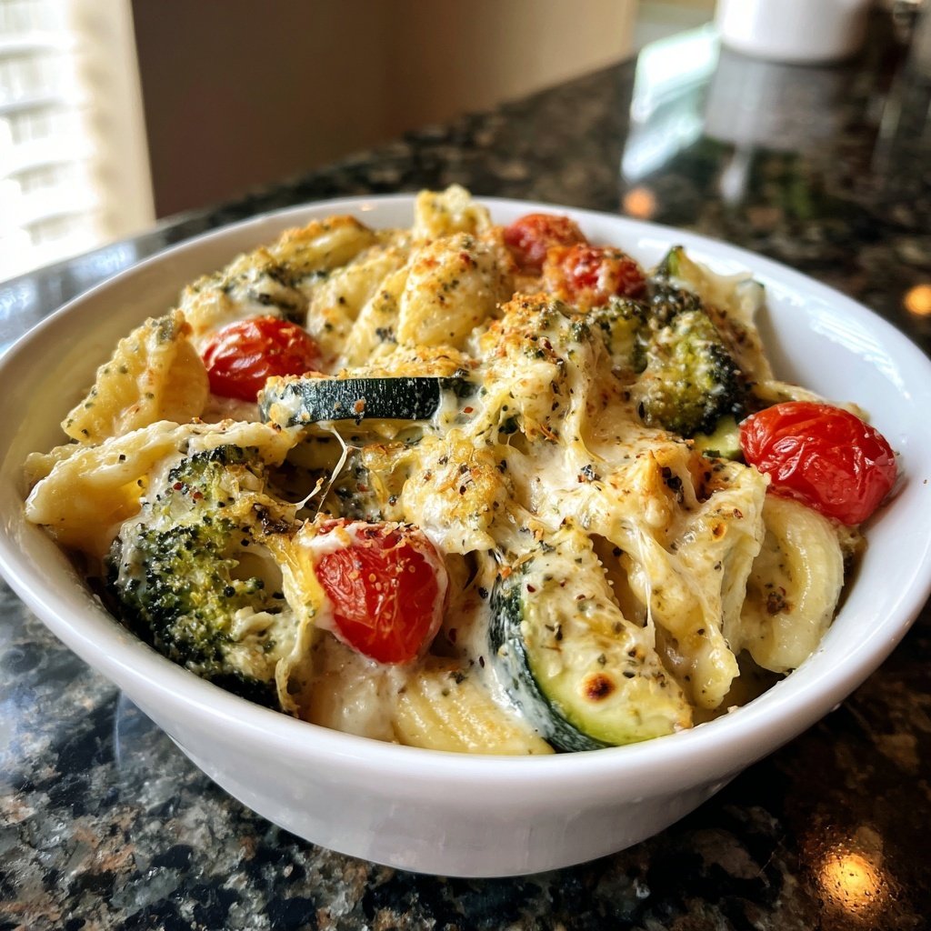 Sunday Slow Baked Vegetable Alfredo