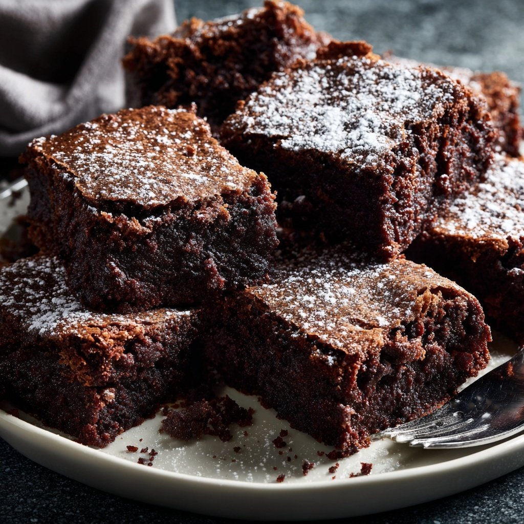Cottage Cheese Brownies with Cinnamon