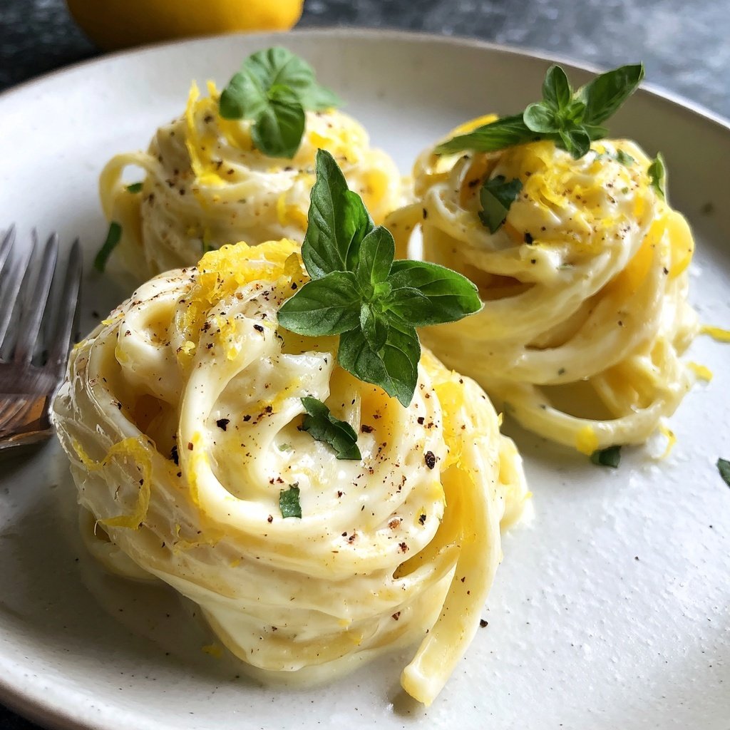 Romantic Lemon Cream Pasta