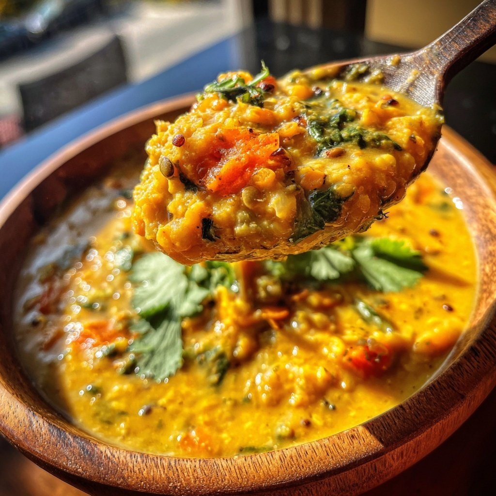 Jamaican Coconut Lentil Soup